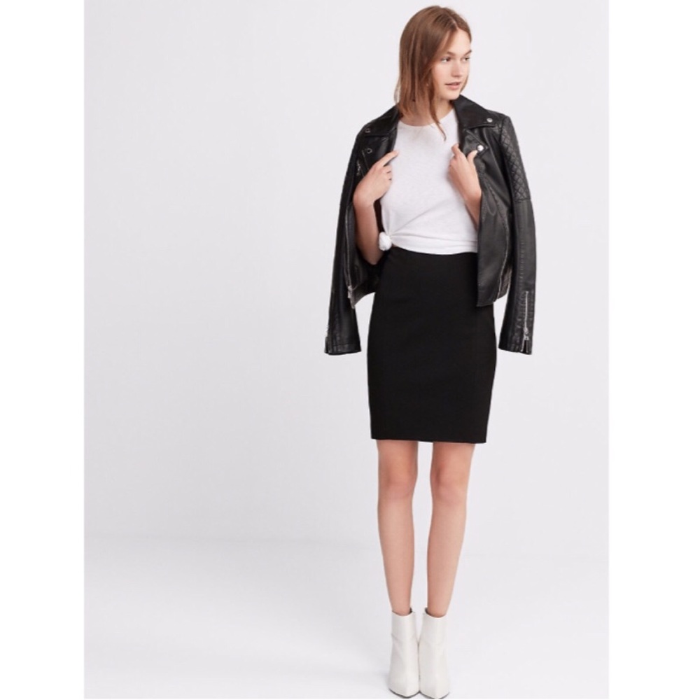 Express High Waisted Seamed Pencil Skirt NWOT